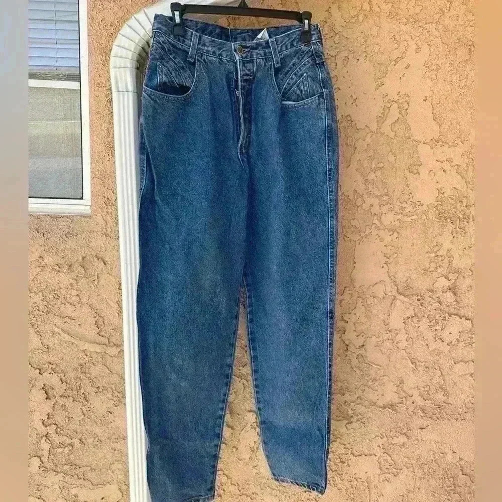 Zena Jeans Mom High Light Blue 90s Vintage Size 10